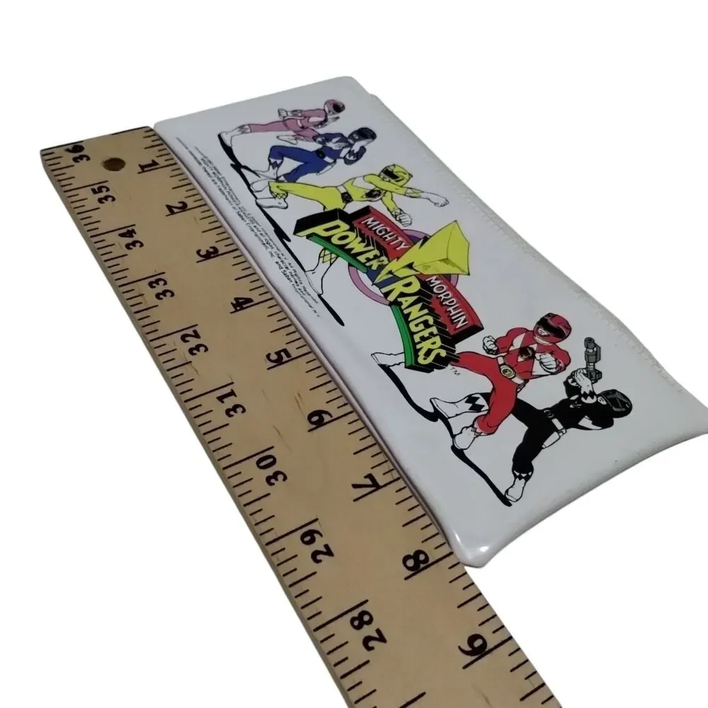 Vintage 1993 Mighty Morphin Power Rangers Saban Pencil/Pen Case Zipper Bag Pouch
